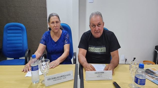 Vereadores Luiz da Saúde e Inês solicita a  construção de poço artesiano no Hospital Municipal de Novo Horizonte do Sul