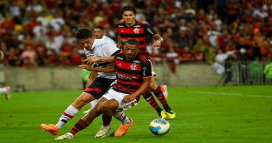 Flamengo vence São Paulo no Maraca e assume a liderança do Brasileirão