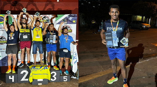 Atleta de Novo Horizonte do Sul conquista pódio no Circuito Dinossauros em Dourados-MS